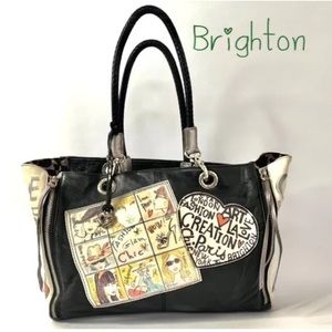 BRIGHTON Fashionista LIMITED EDITION Glam Chic TOTE BAG ~ RARE!